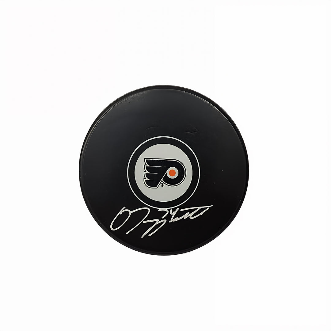 Owen Tippet Autographed Philadelphia Flyers Hockey Puck