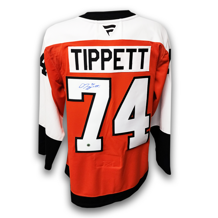 Owen Tippett Autographed Philadelphia Flyers Home Fanatics Premium Jersey