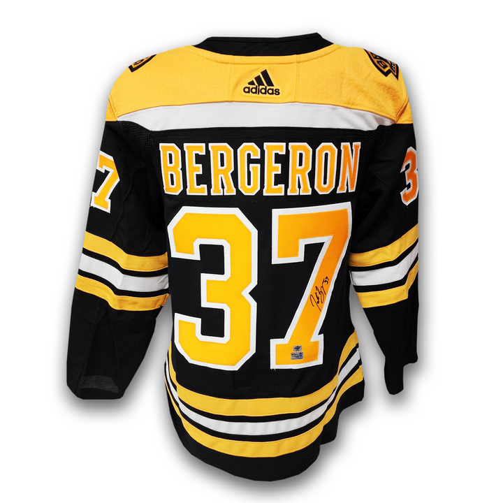 Patrice Bergeron Boston Bruins Black Adidas Jersey
