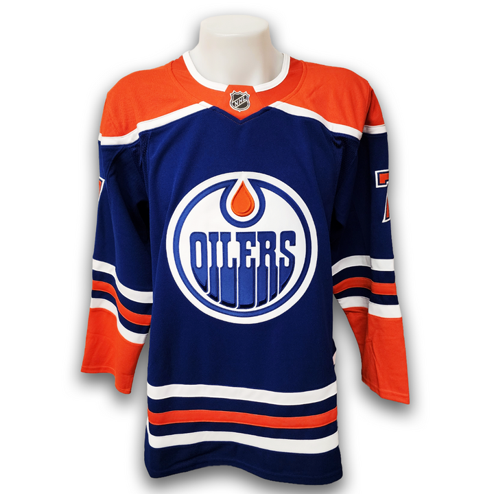 Paul Coffey Autographed Edmonton Oilers Home Fanatics Premium Jersey