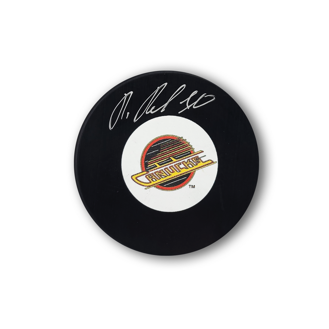 Pavel Bure Autographed Vancouver Canucks Hockey Puck