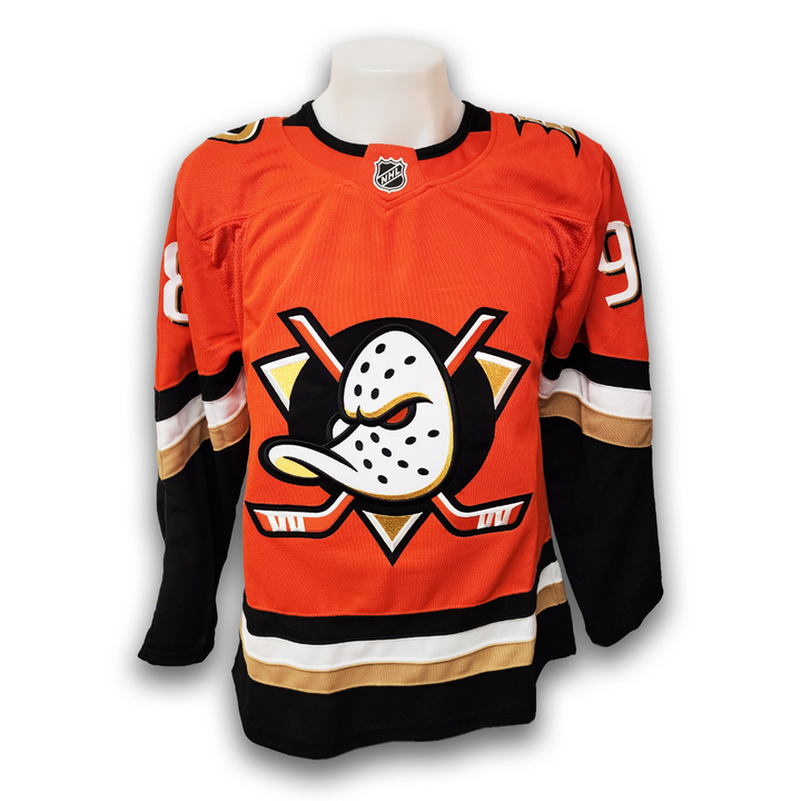 Pavel Mintyukov Autographed Anaheim Ducks Home Fanatics Premium Jersey