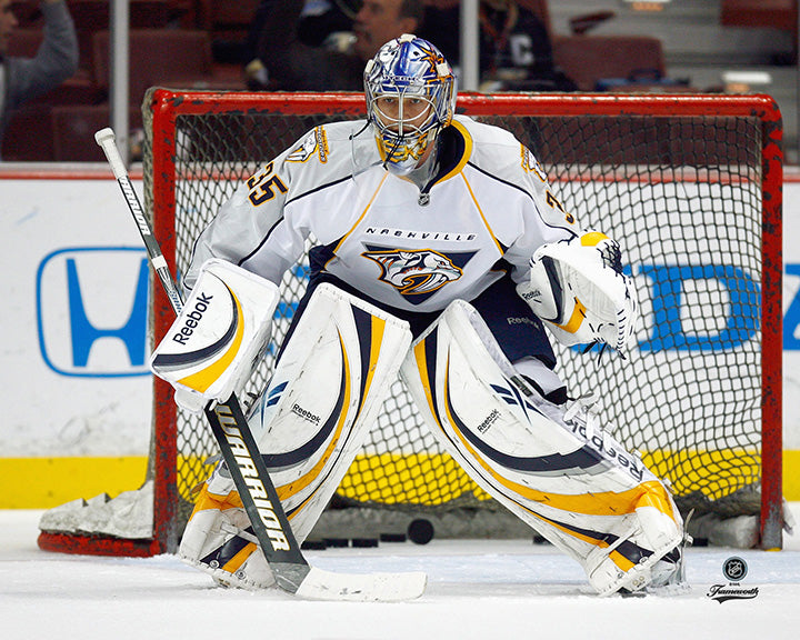 Pre-Order - Pekka Rinne Autographed Nashville Predators Away Horizontal 8x10 Photo