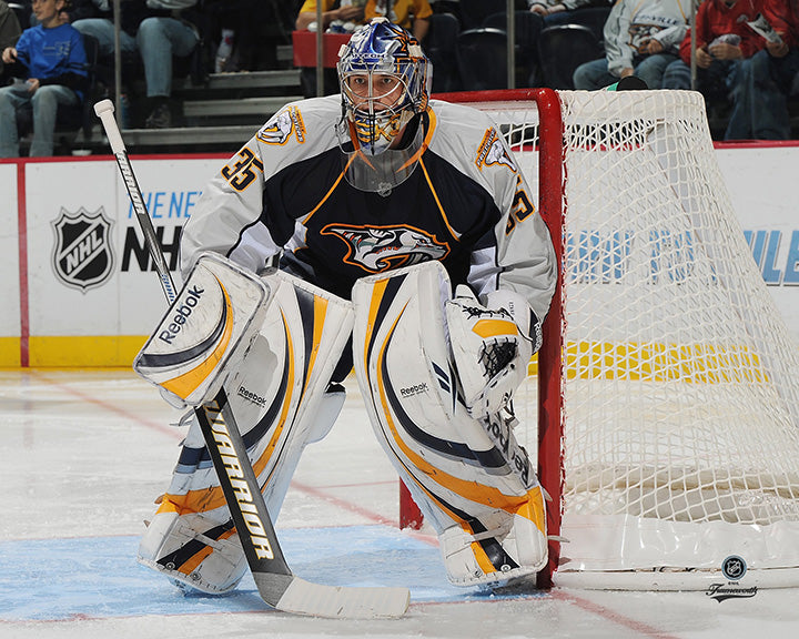 Pre-Order - Pekka Rinne Autographed Nashville Predators Home Horizontal 8x10 Photo (2)