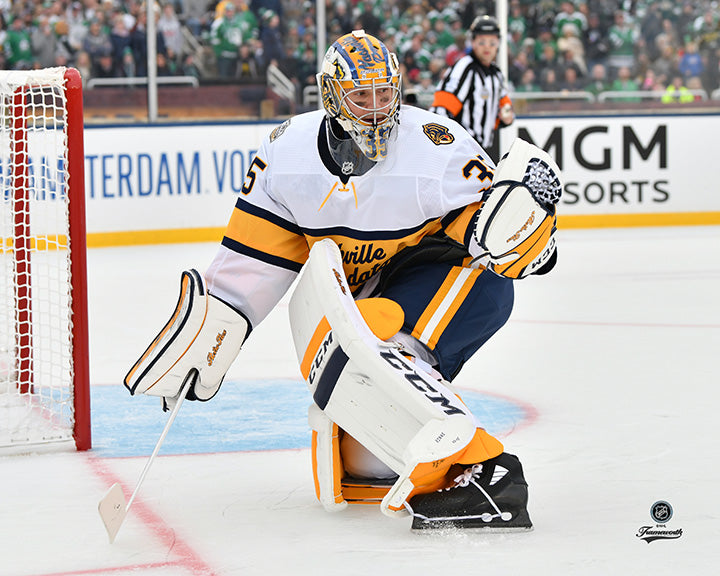 Pre-Order - Pekka Rinne Autographed Nashville Predators Winter Classic Horizontal 8x10 Photo
