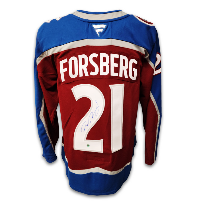 Peter Forsberg Autographed Colorado Avalanche Home Fanatics Premium Jersey