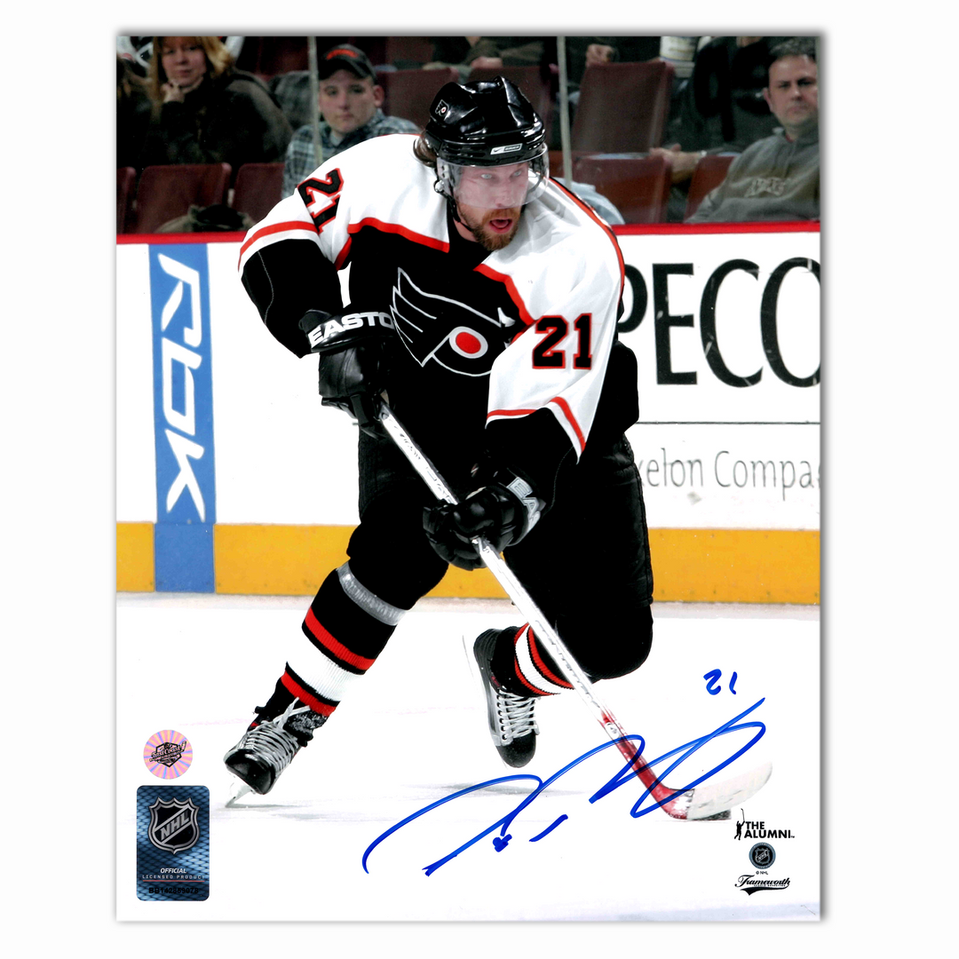 Peter Forsberg Autographed Philadelphia Flyers Home 8x10 Photo