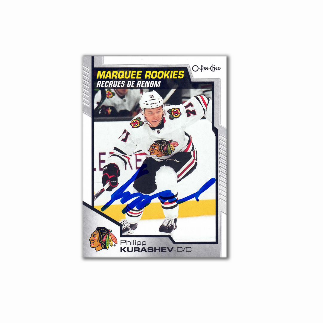 2020-21 OPC Marquee Rookies #620 PHILIPP KURASHEV Autographed Rookie Card