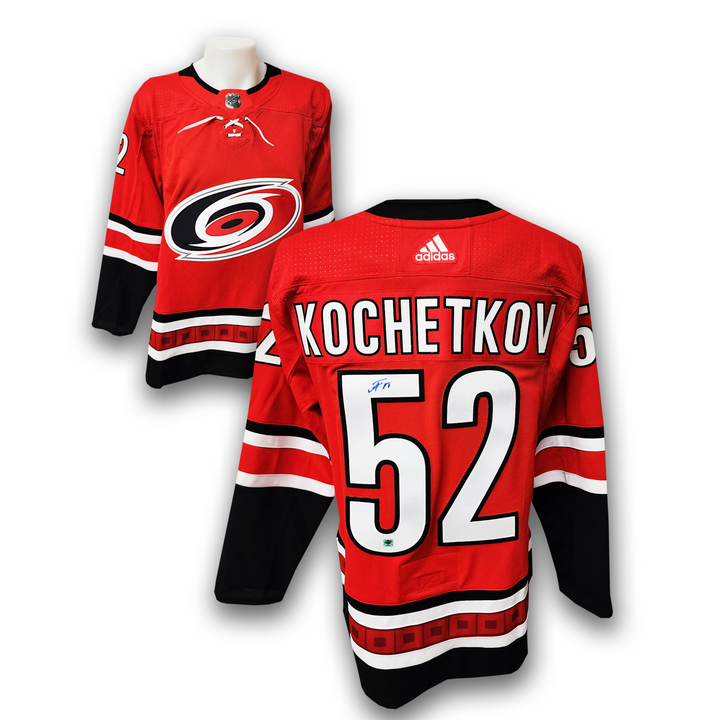Pyotr Kochetkov Autographed Carolina Hurricanes Home Adidas Jersey