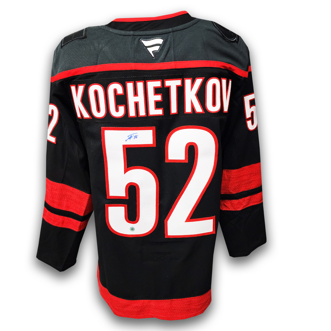 Pyotr Kochetkov Autographed Carolina Hurricanes Home Fanatics Premium Jersey