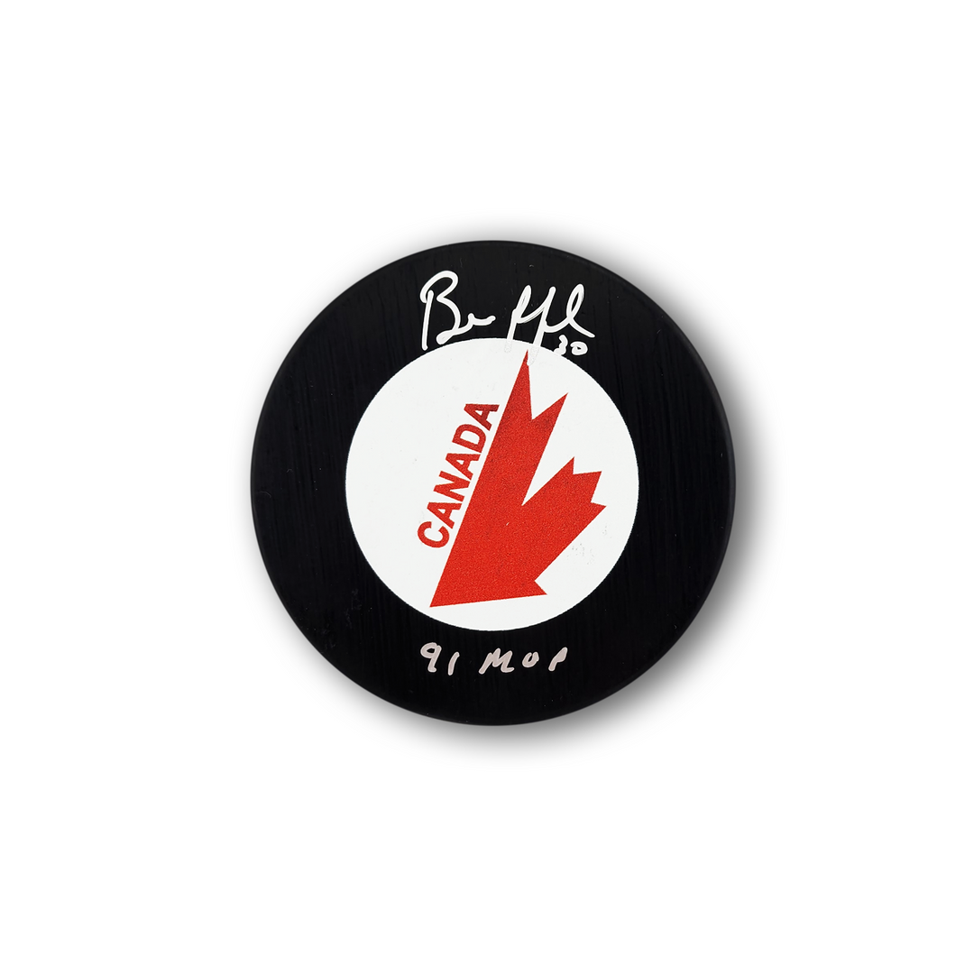 Bill Ranford Autographed Team Canada Inscribed 91 MVP