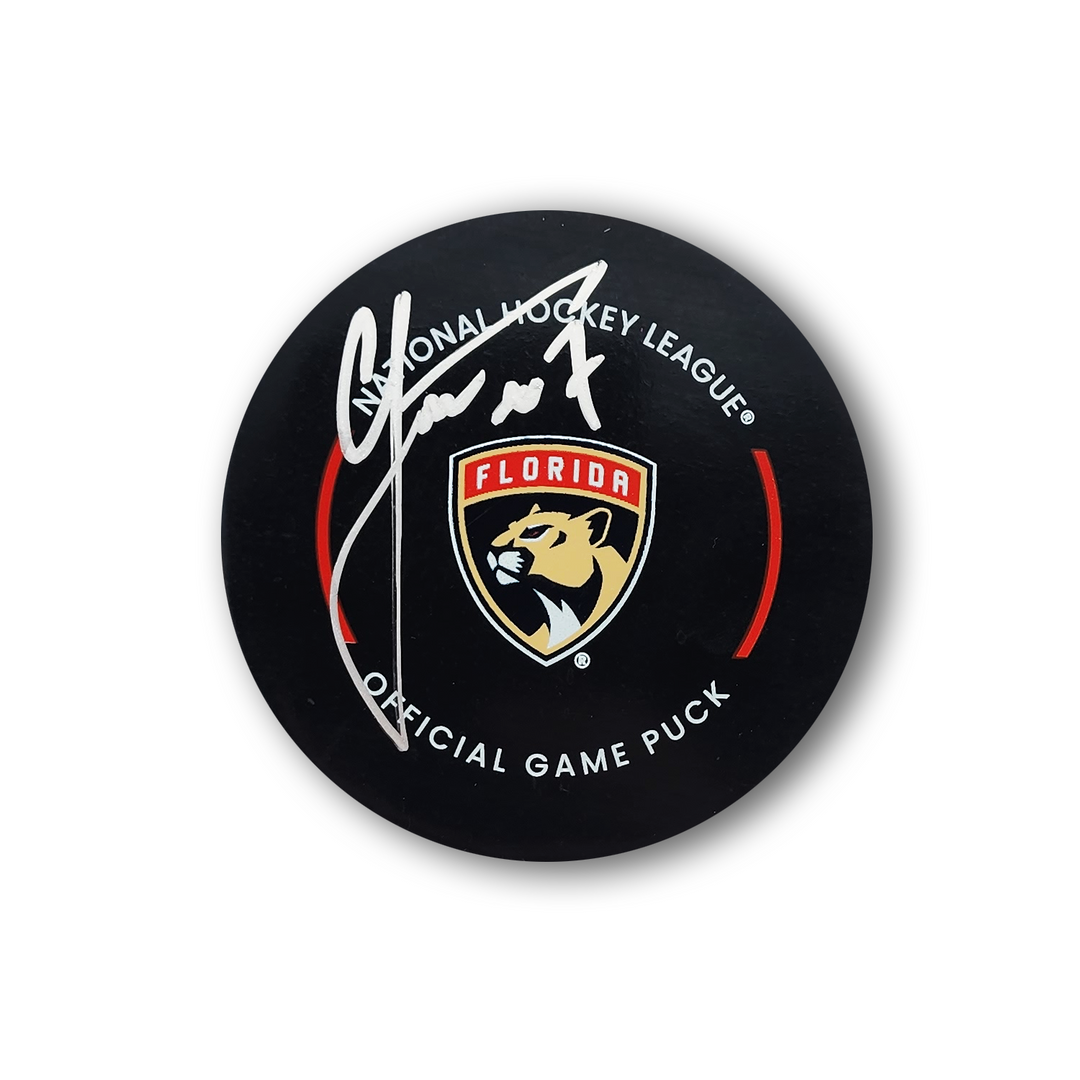 Radko Gudas Autographed Florida Panthers Official Hockey Puck