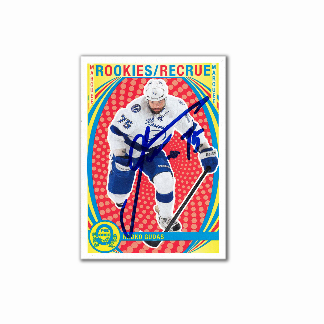 2013-14 OPC Retro Marquee Rookies #536 RADKO GUDAS Autographed Rookie Card