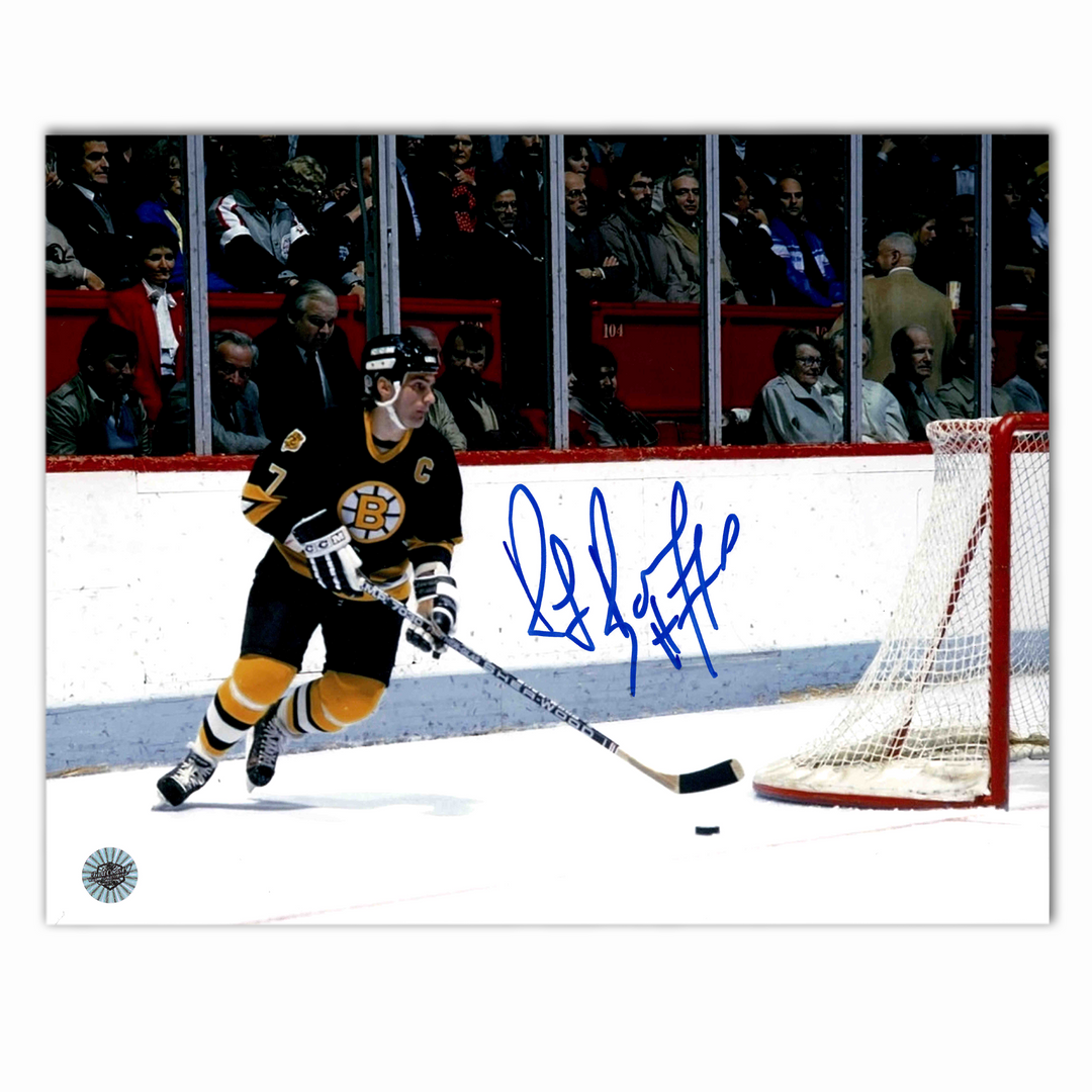Ray Bourque Autographed Boston Bruins Home Horizontal 8x10 Photo