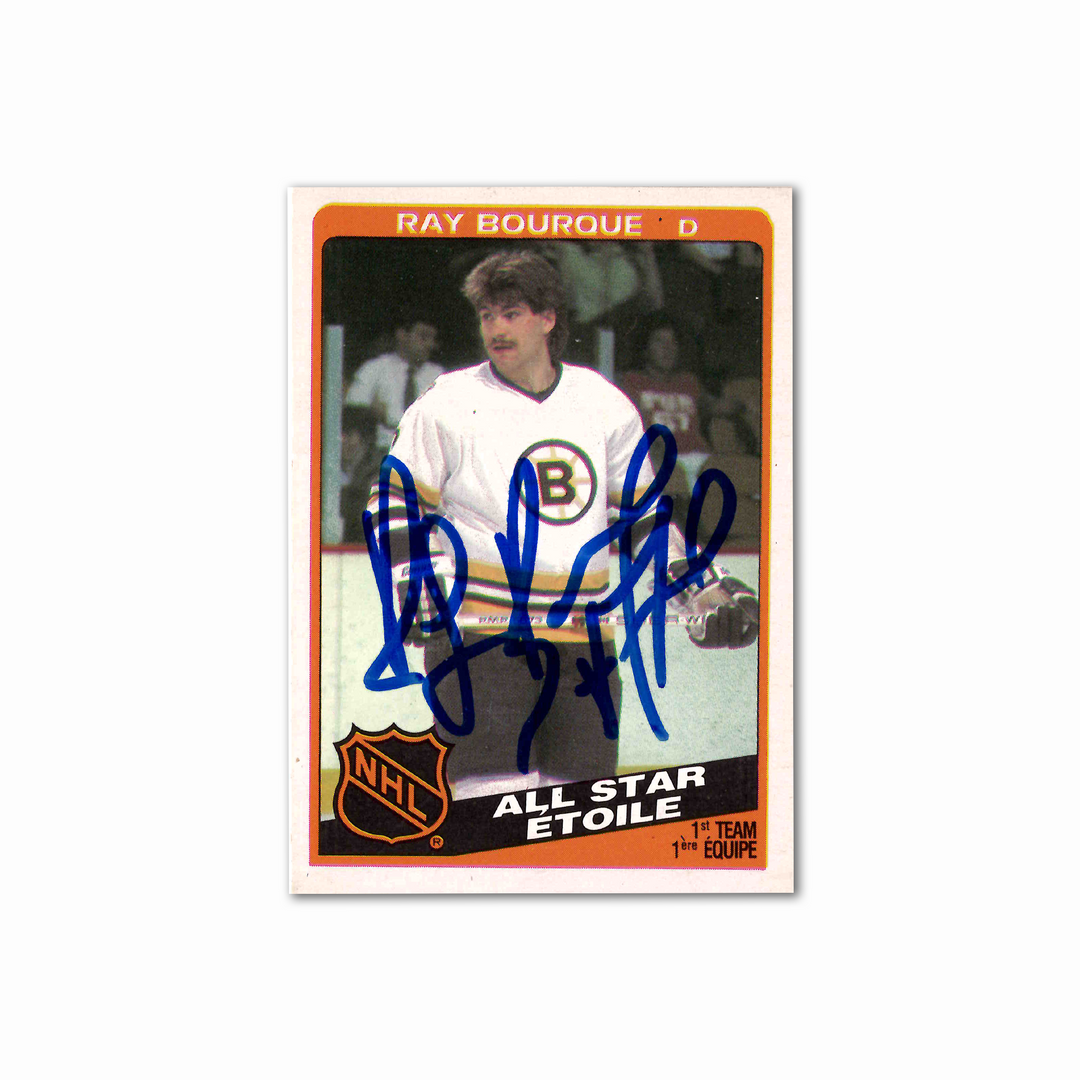 Ray Bourque Autographed 1984-85 O-Pee-Chee Hockey Ray Bourque #211