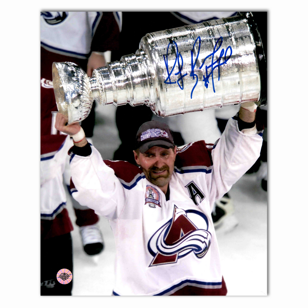 Ray Bourque Autographed Colorado Avalanche Stanley Cup 8x10 Photo