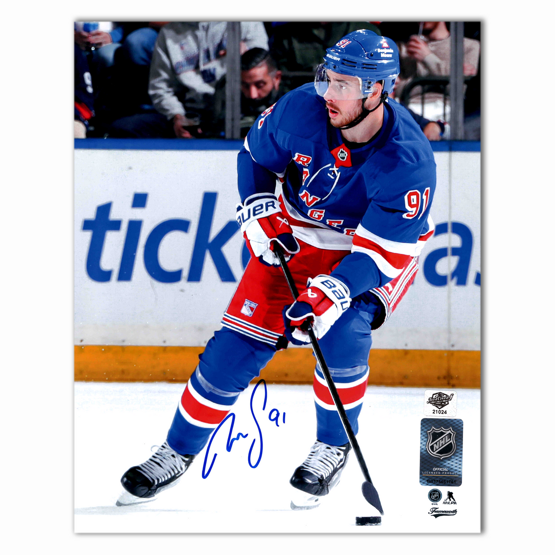 Reilly Smith Autographed New York Rangers Home 8x10 Photo