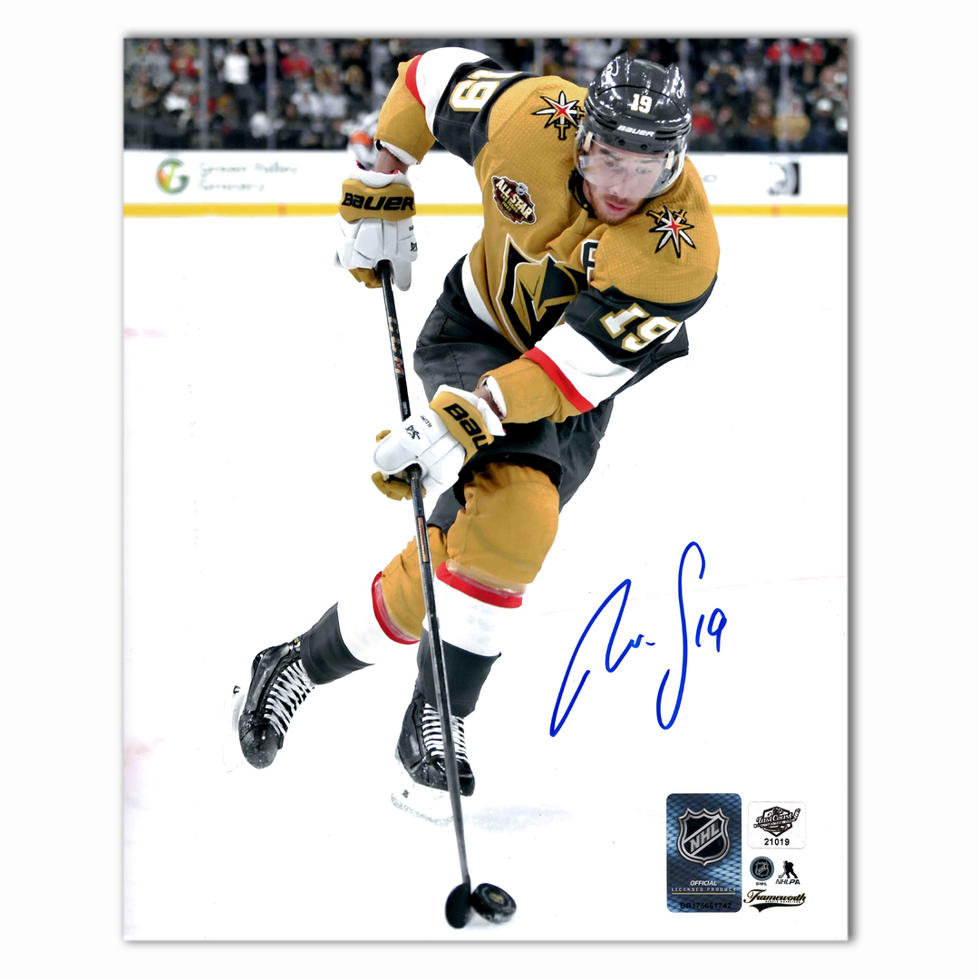 Reilly Smith Autographed Vegas Golden Knights Home 8x10 Photo