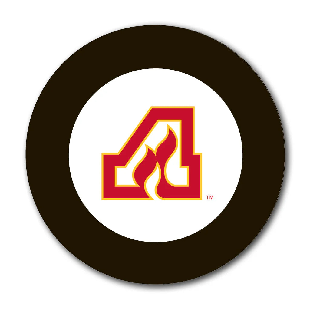 Pre-Order - Rick Bowness Autographed Atlanta Flames Hockey Puck