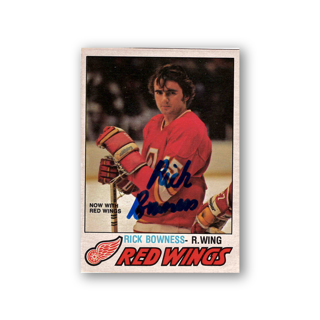 Rick Bowness Autographed Atlanta Flames 1977-78 OPC #265 Hockey Card