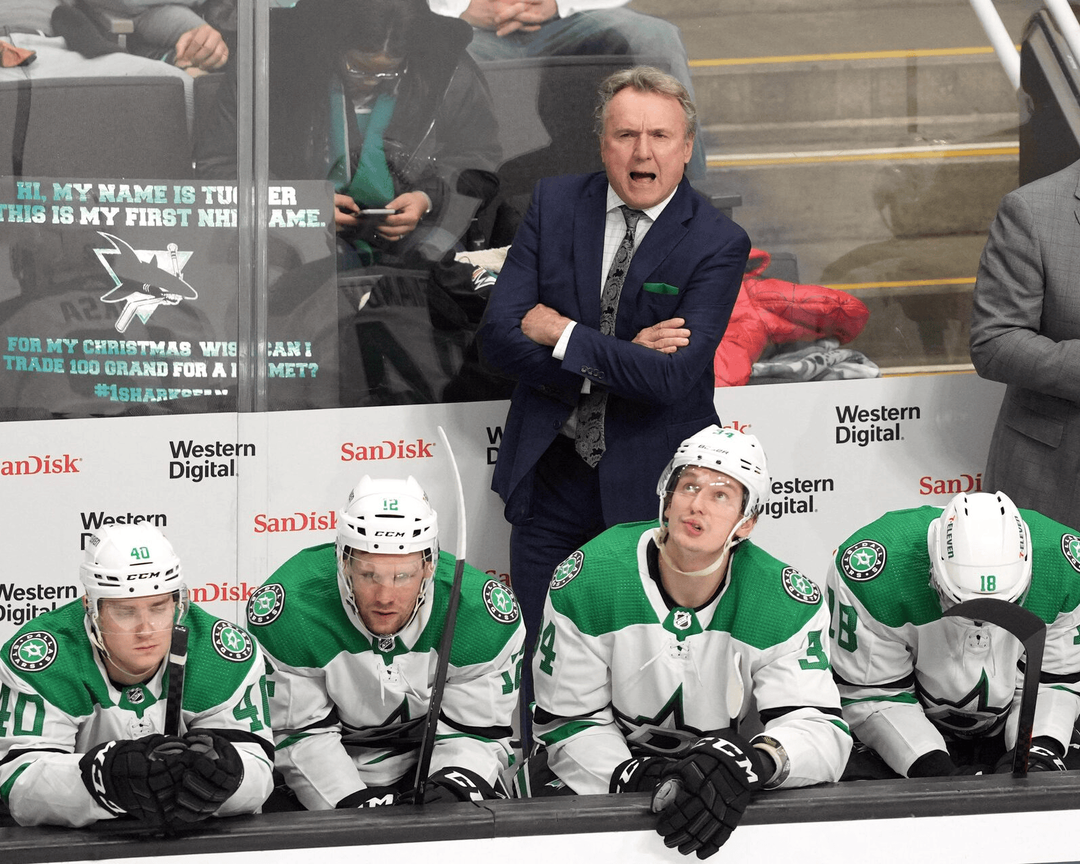 Pre-Order - Rick Bowness Autographed Dallas Stars 8x10 Photo (Coach)
