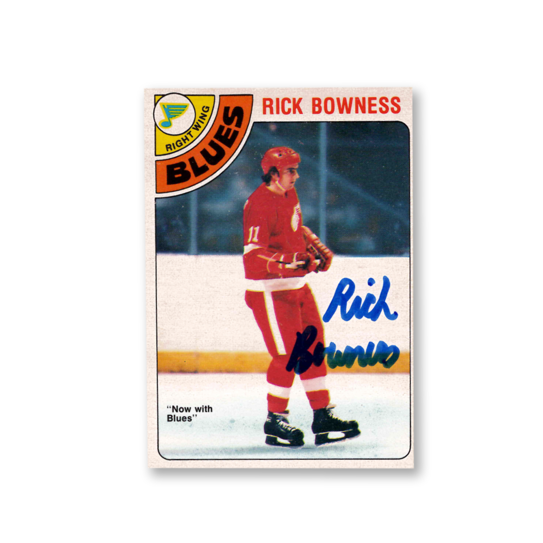 Rick Bowness Autographed Detroit Red Wings 1978-79 OPC #173 Hockey Card