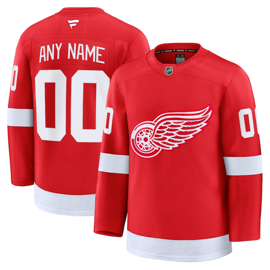 Pre-Order - Rick Bowness Autographed Detroit Red Wings Home Fanatics Premium Jersey