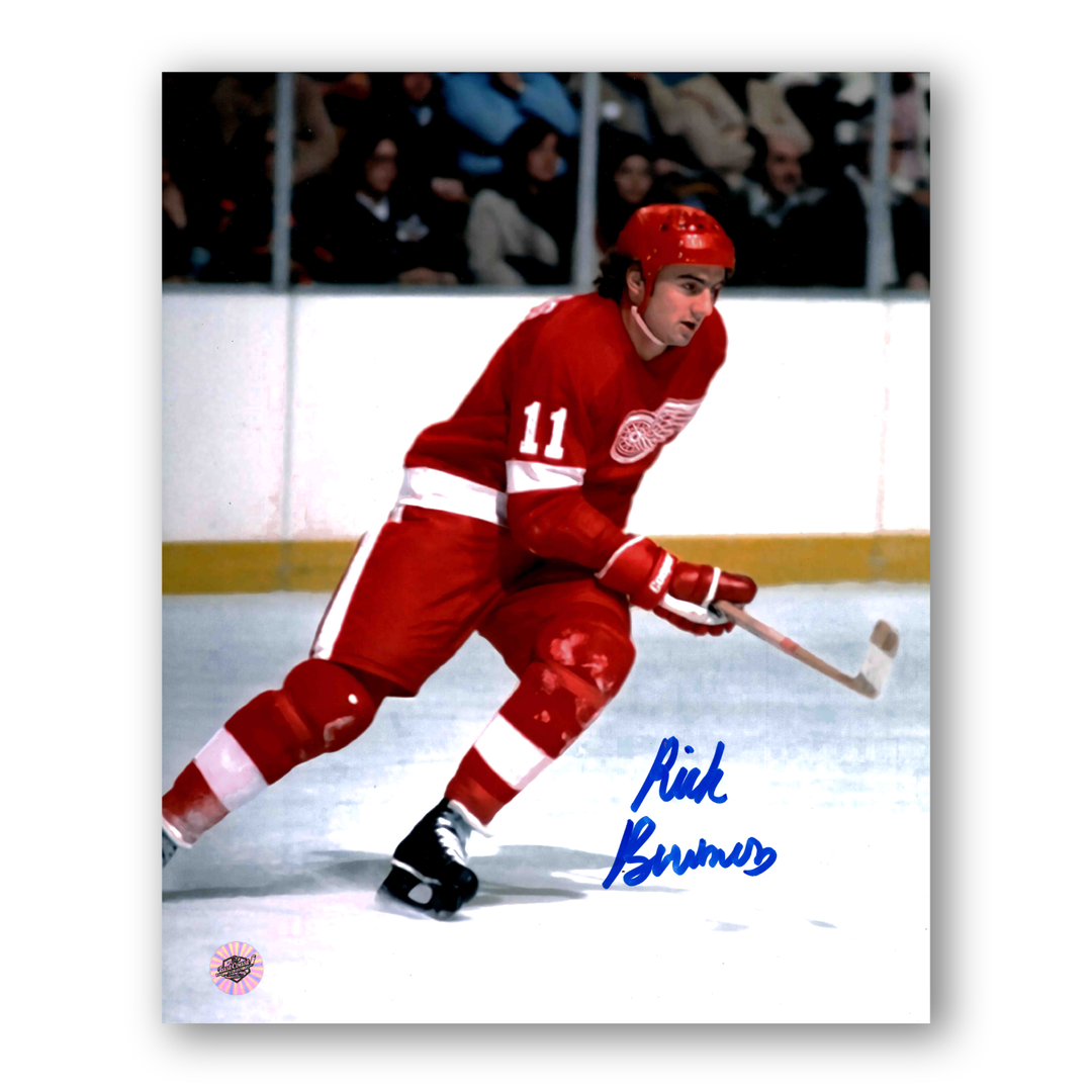 Rick Bowness Autographed Detroit Red Wings 8x10 Photo