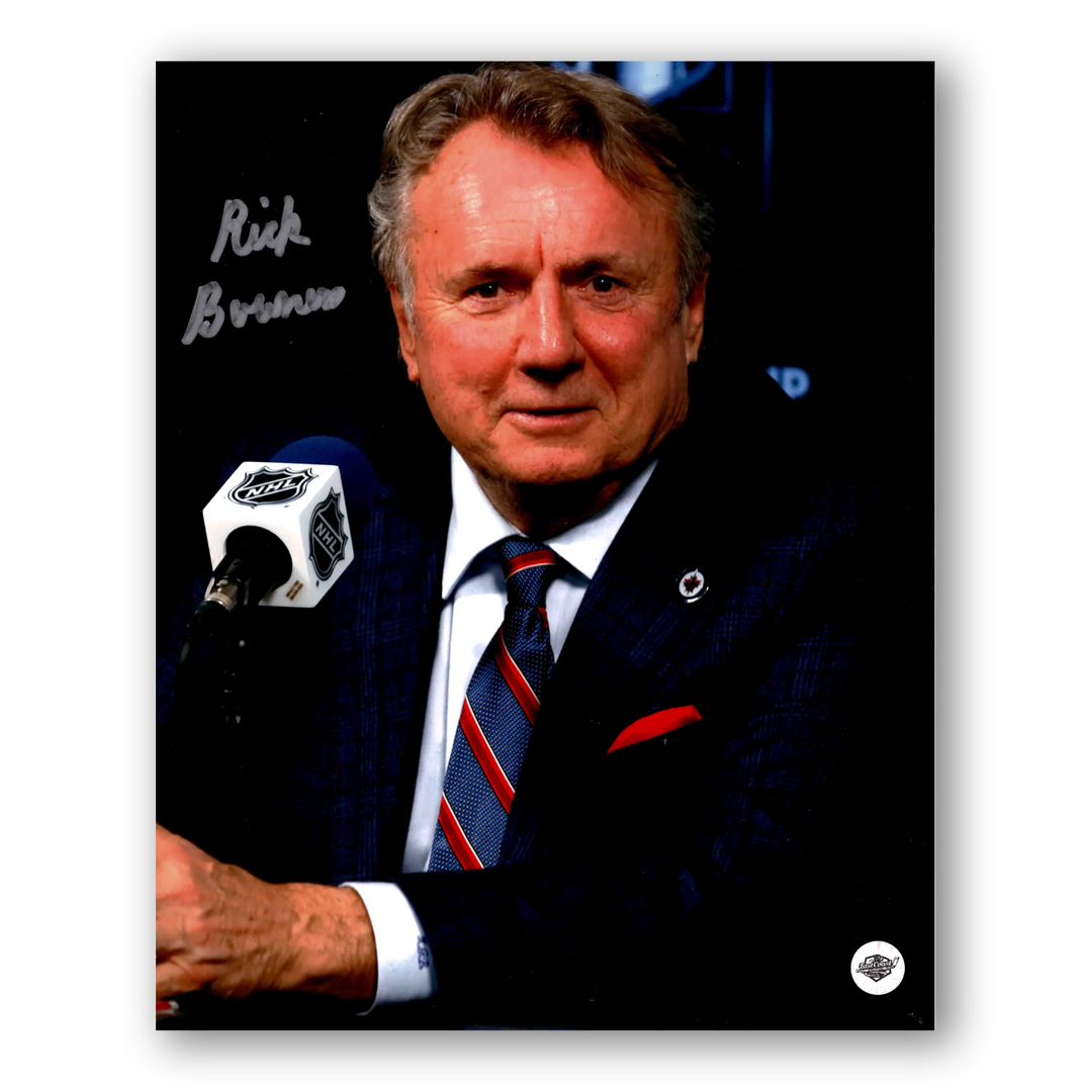 Rick Bowness Autographed Winnipeg Jets Coaching 8x10 Photo