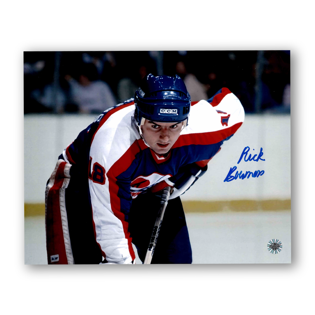 Rick Bowness Autographed Winnipeg Jets Horizontal 8x10 Photo