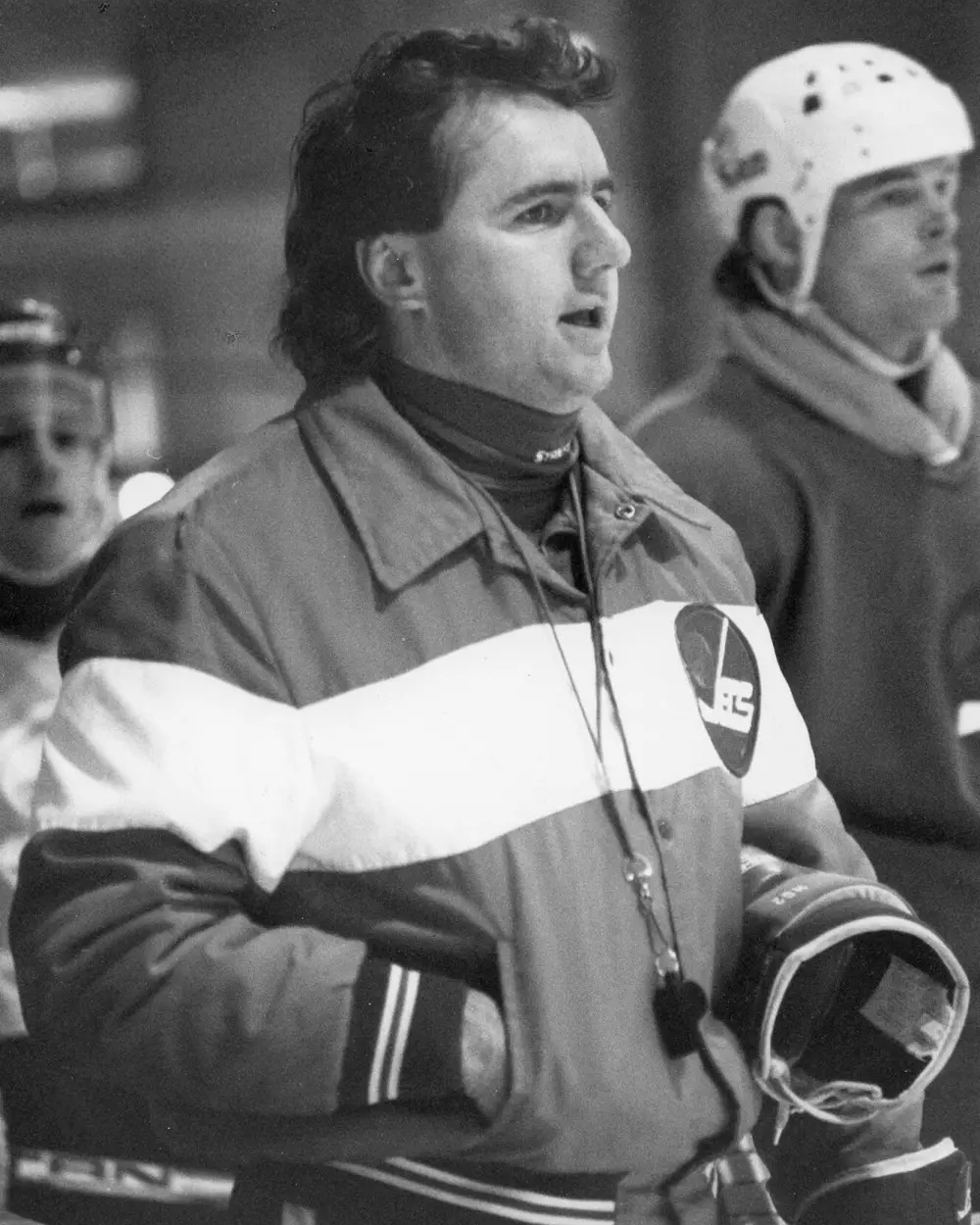Pre-Order - Rick Bowness Autographed Winnipeg Jets Orginal 8x10 Photo (Coach)