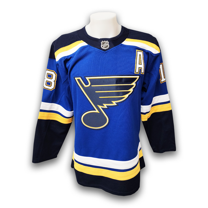 Robert Thomas Autographed St. Louis Blues Home Fanatics Premium Jersey