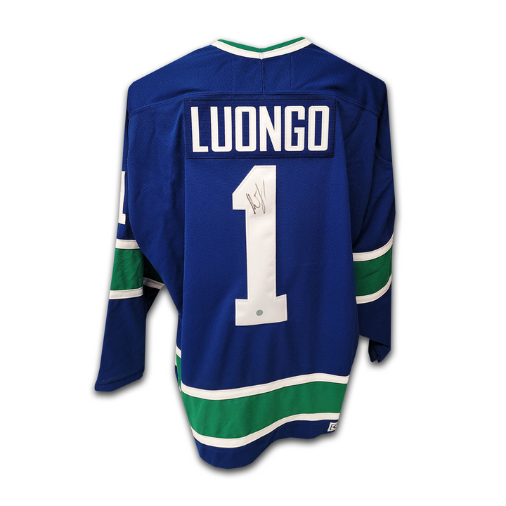 Roberto Luongo Vancouver Canucks Blue CCM Jersey