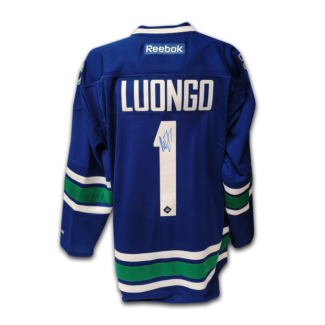 Roberto Luongo Vancouver Canucks Blue Third Reebok Jersey
