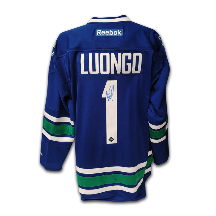 Roberto Luongo Vancouver Canucks Blue Third Reebok Jersey