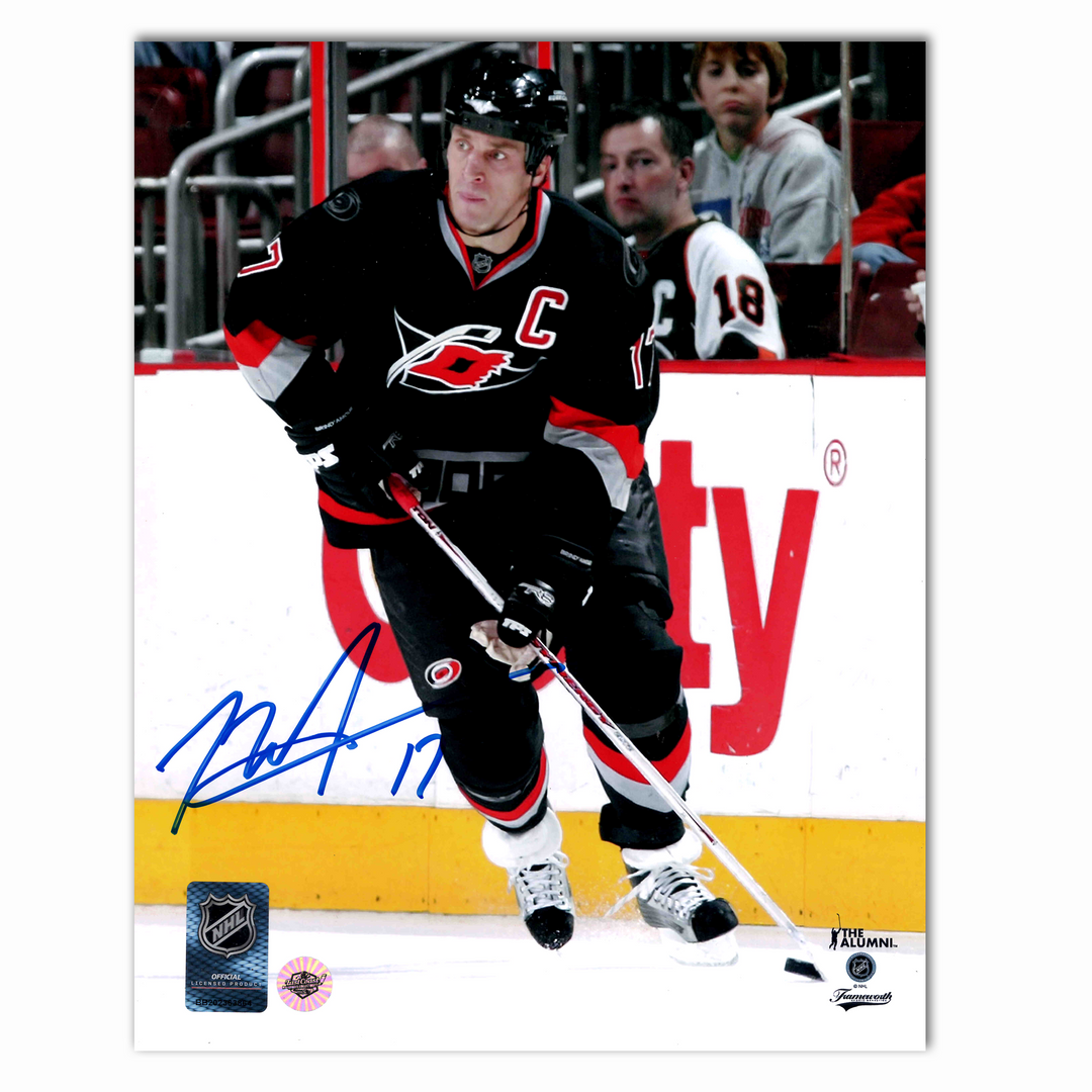 Rod Brind'Amour Autographed Carolina Hurricanes Alternate 8x10 Photo