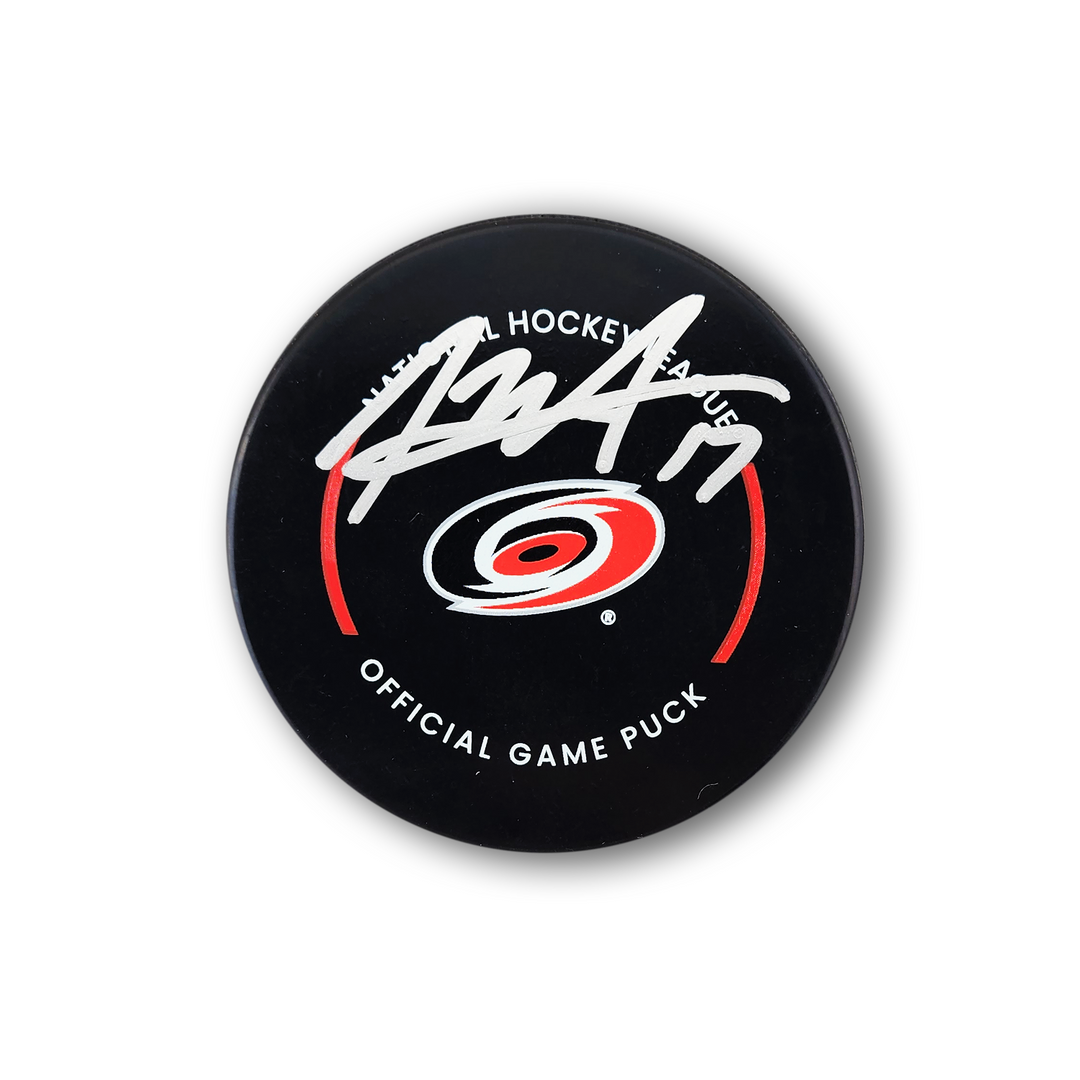 Rod Brind'Amour Autographed Carolina Hurricanes Official Hockey Puck
