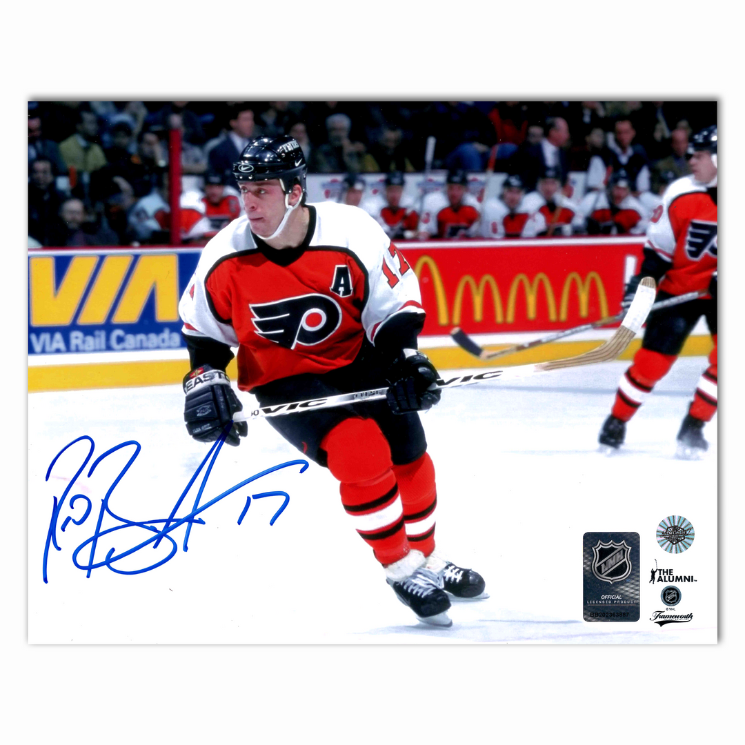 Rod Brind'Amour Autographed Philadelphia Flyers Home Horizontal 8x10 Photo