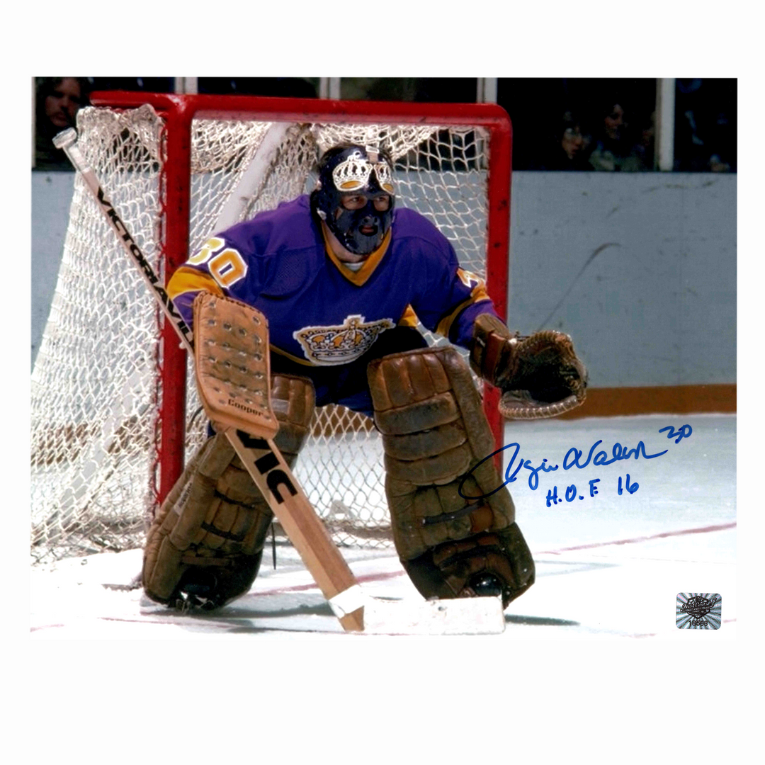 Rogie Vachon Autographed Los Angles Kings 8x10 Horizontal Photo