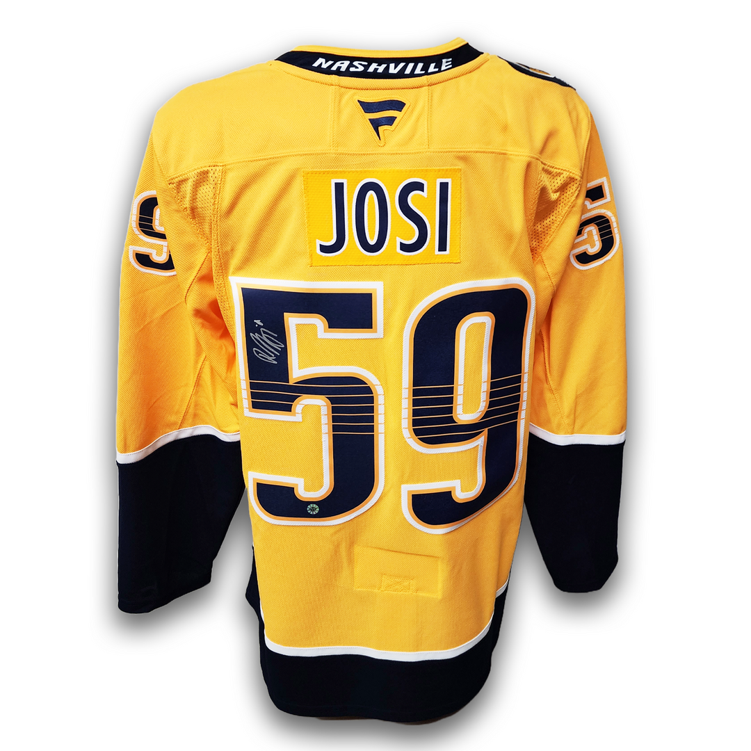 Roman Josi Autographed Nashville Predators Home Fanatics Premium Jersey