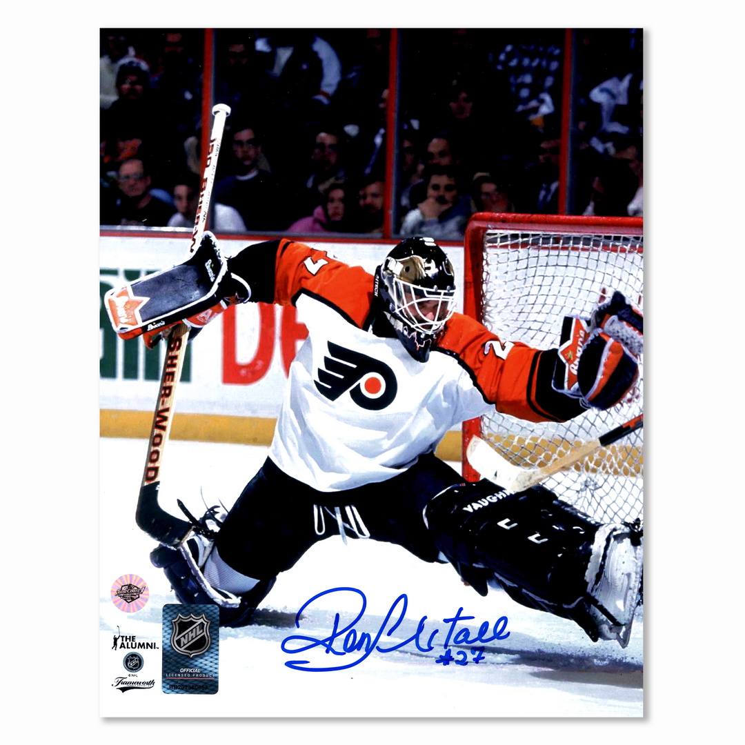 Ron Hextall Autographed Philadelphia Flyers Away 8x10 Photo