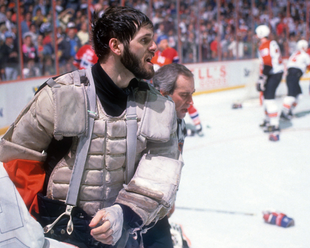 Pre-Order - Ron Hextall Autographed Philadelphia Flyers Fight 8x10 Photo