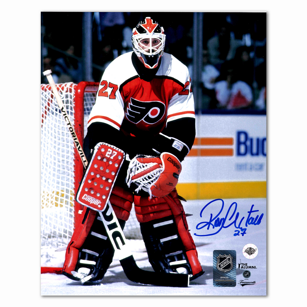 Ron Hextall Autographed Philadelphia Flyers Home 8x10 Photo