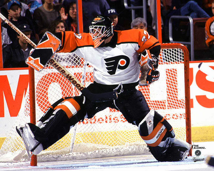 Pre-Order - Ron Hextall Autographed Philadelphia Flyers Away Horizontal 8x10 Photo