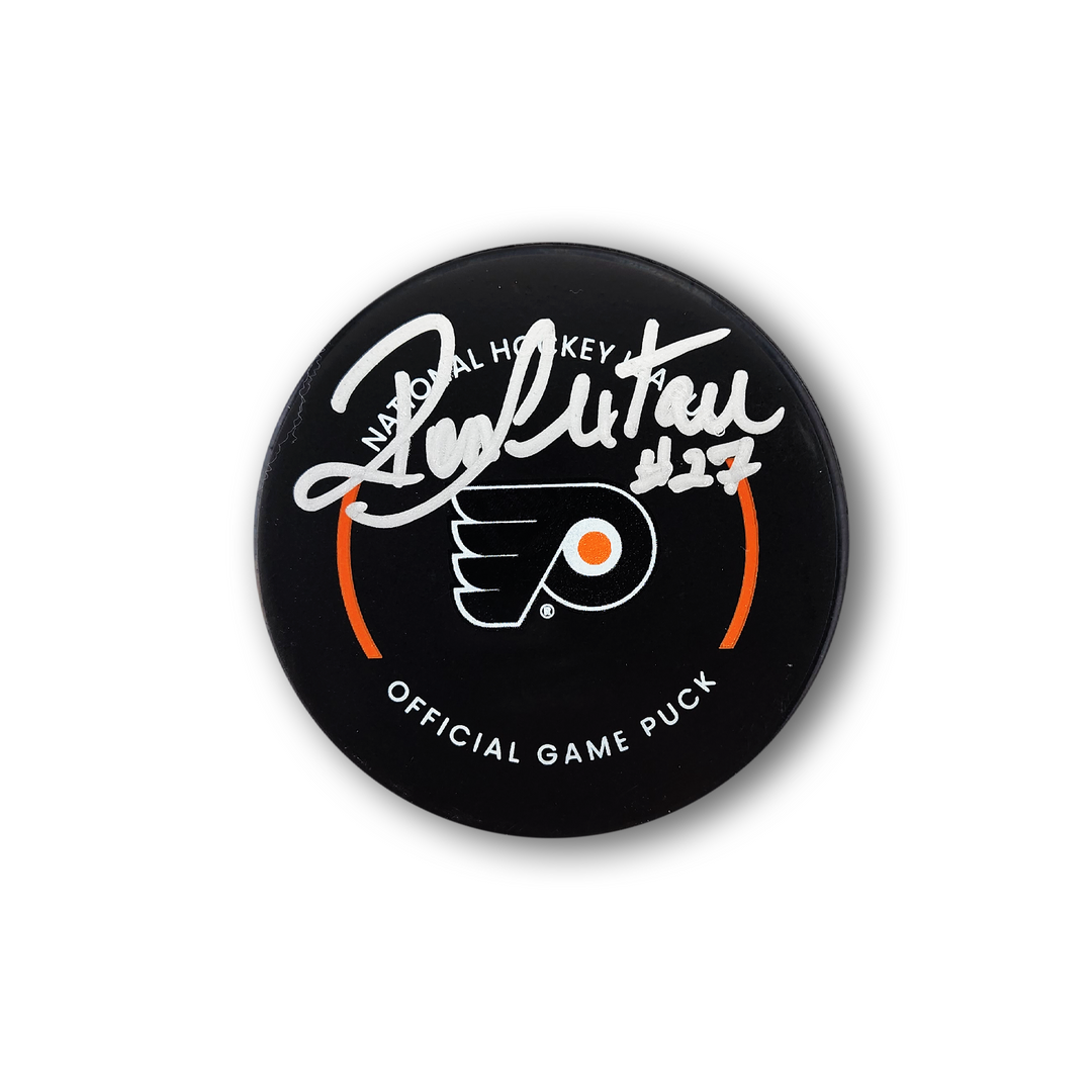 Ron Hextall Autographed Philadelphia Flyers Official Hockey Puck