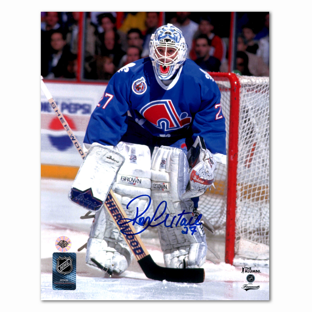 Ron Hextall Autographed Quebec Nordiques 8x10 Photo