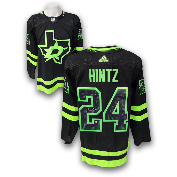 Roope Hintz Dallas Stars Autographed Alternate Adidas Jersey