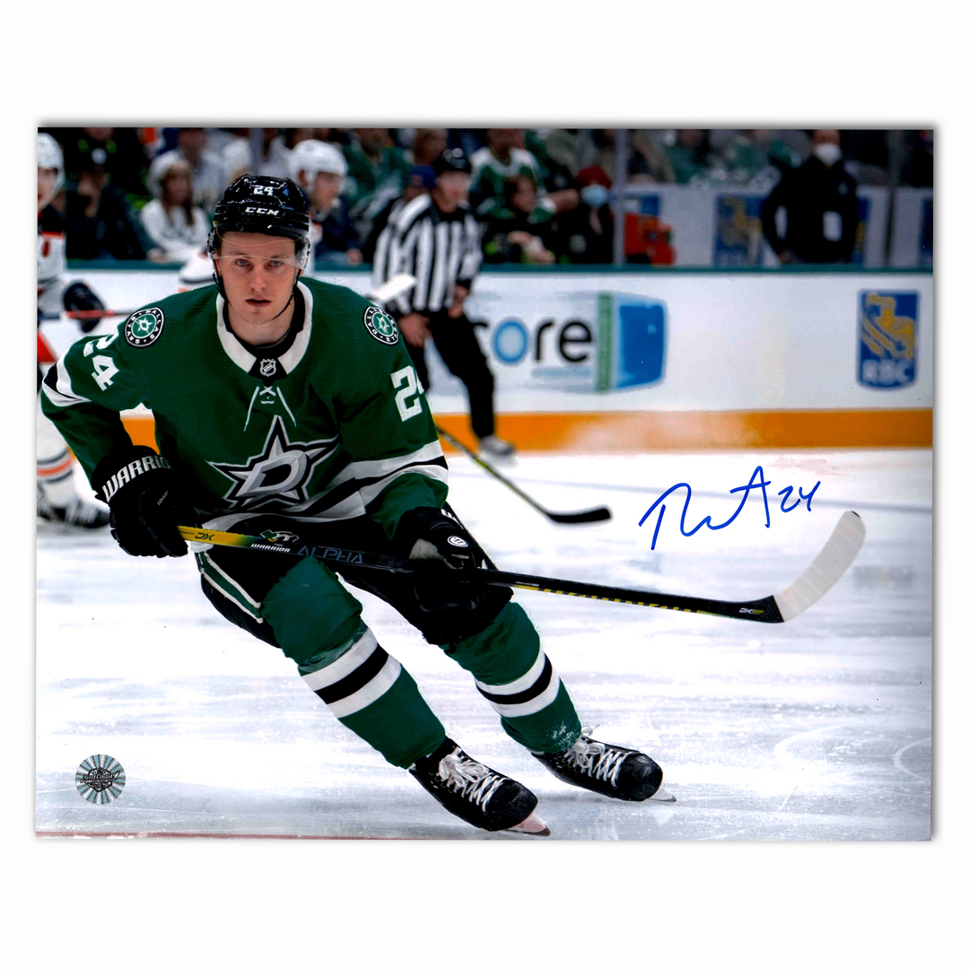 Roope Hintz Autographed Dallas Stars Home Horizontal 8x10 Photo