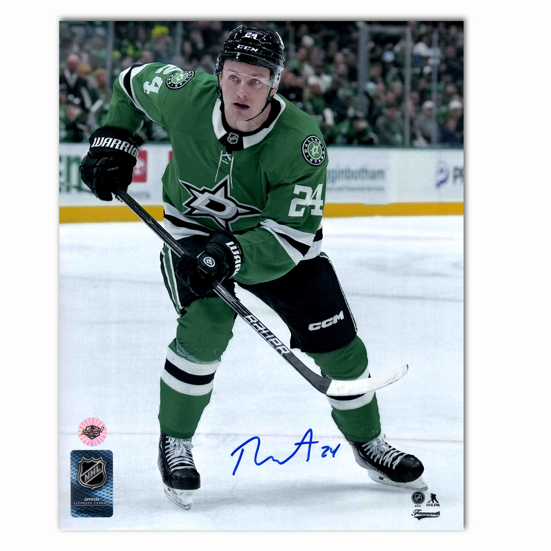 Roope Hintz Autographed Dallas Stars Home 8x10 Photo