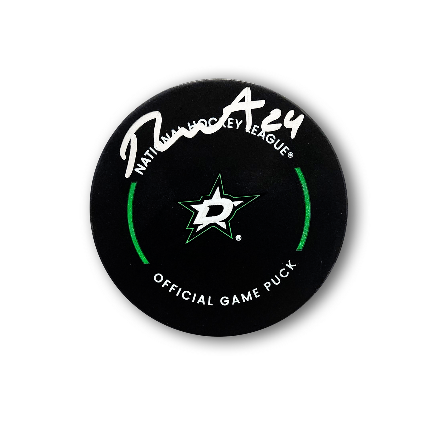 Roope Hintz Autographed Dallas Stars Official Hockey Puck